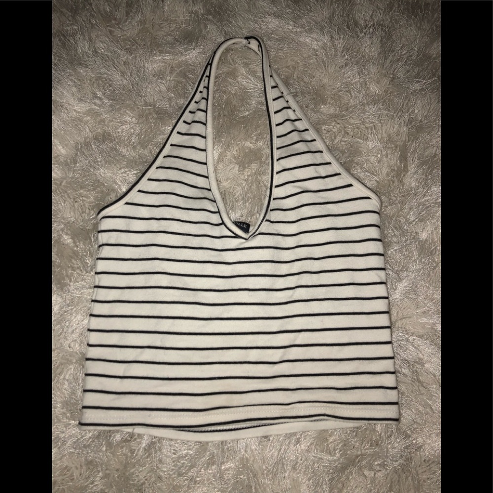 Brandy mehlville crop halter top